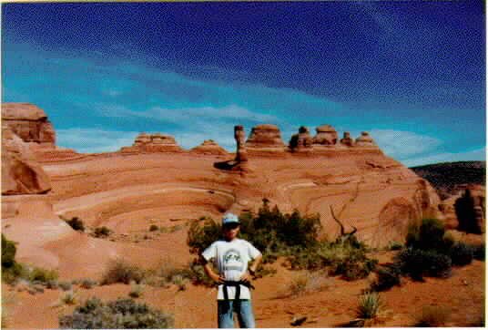 Luke at Arches National Park